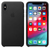 Apple iPhone XS Max Leather Case - Black