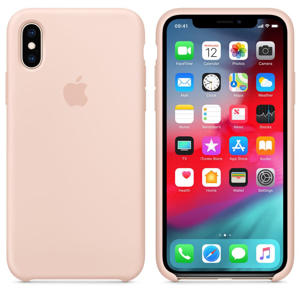 Apple iPhone XS Silicone Case - Pink Sand