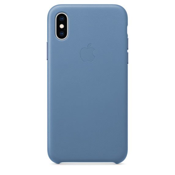Apple iPhone XS Leather Case - Cornflower