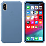 Apple iPhone XS Leather Case - Cornflower