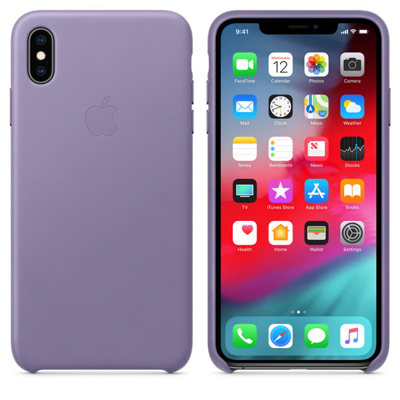 Apple iPhone XS Max Leather Case - Lilac