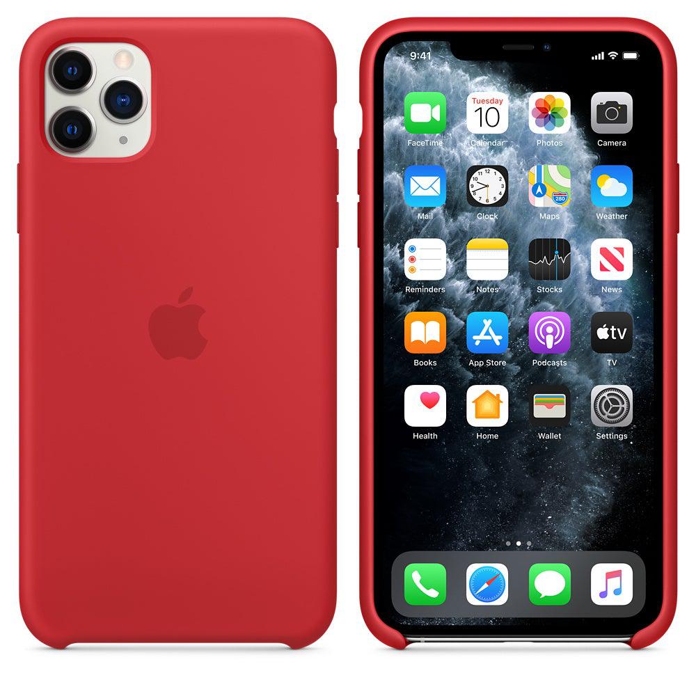 Apple iPhone 11 Pro Max Silicone Case - Product Red - New