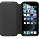 Apple iPhone 11 Pro Max Leather Folio - Black