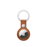 Apple AirTag Leather Key Ring, Saddle Brown (AirTag Not Included)