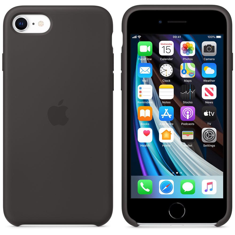 Apple Silicone Case for iPhone SE, Black