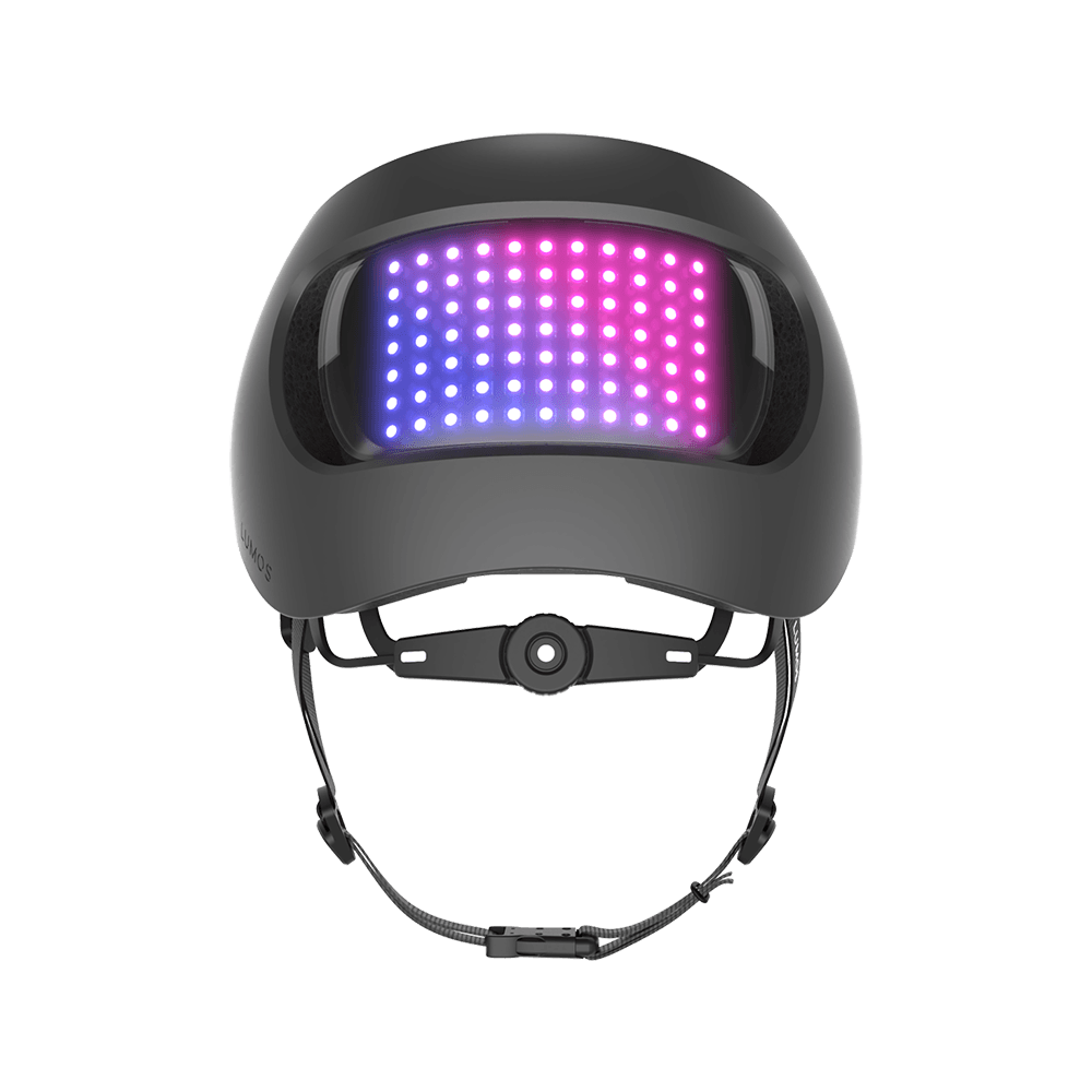 Lumos Matrix Smart Helmet, Skateboard, Scooter, Bike Accessories, Unisex, Front and Rear LED Lights, Turn Signals, Brake Lights, Bluetooth Connected