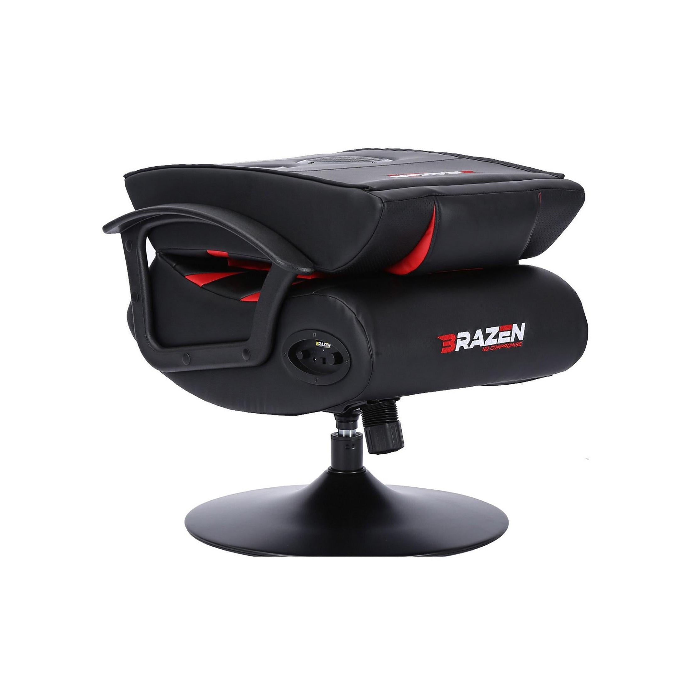 BraZen Pride 2.1 Bluetooth Gaming Chair - Black / Red
