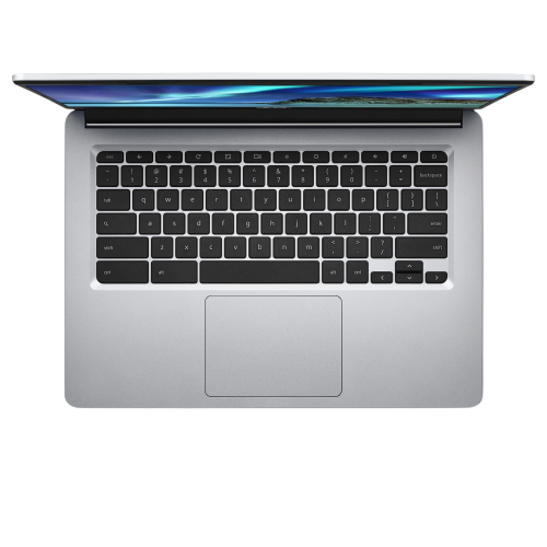 ASUS Chromebook CB314-1H-C3E3 Laptop, Intel Celeron, 4GB RAM, 64GB eMMC, 14", Silver - Refurbished Good
