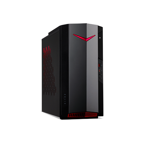 Acer Nitro N50-620 Gaming PC - Intel Core i5, GTX 1660 Super, 1TB HDD & 256GB SSD, Black