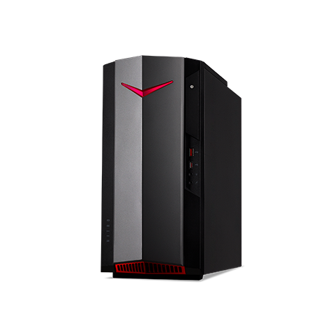 Acer Nitro N50-620 Gaming PC - Intel Core i5, GTX 1660 Super, 1TB HDD & 256GB SSD, Black