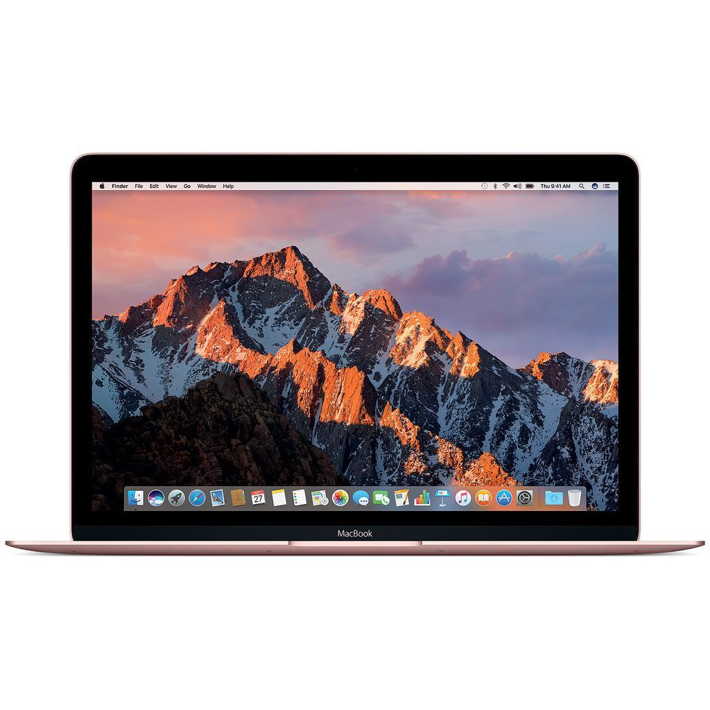 Apple MacBook 12'' MLHA2LL/A (2016) Laptop, Intel Core M, 8GB RAM, 256GB, Rose Gold - Refurbished Good