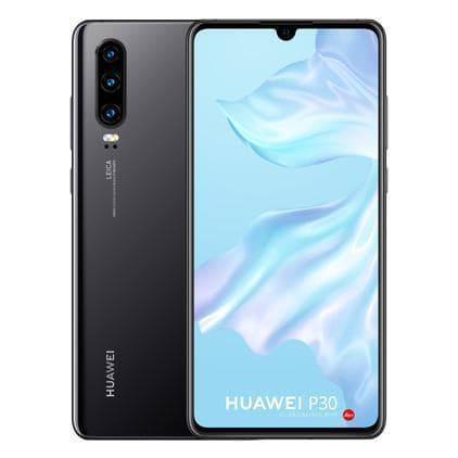 Huawei P30 6.1" Unlocked Smartphone, 128GB, Black - Refurbished Good