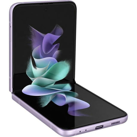 Samsung Galaxy Z Flip 3, 5G, 128GB, Lavender, Unlocked - Pristine Condition