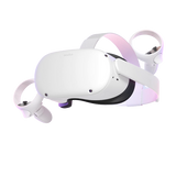 Oculus Quest 2 Virtual Reality Headset and Controllers, 128GB, White - Refurbished Pristine *Missing Parts* (153941)