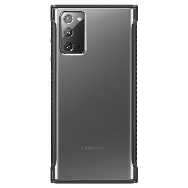 Samsung Galaxy Note20 Clear Protective Cover, Black (EF-GN980)