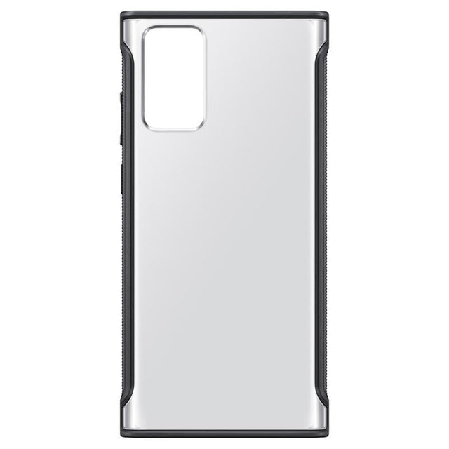 Samsung Galaxy Note20 Clear Protective Cover, Black (EF-GN980) - Pristine Condition