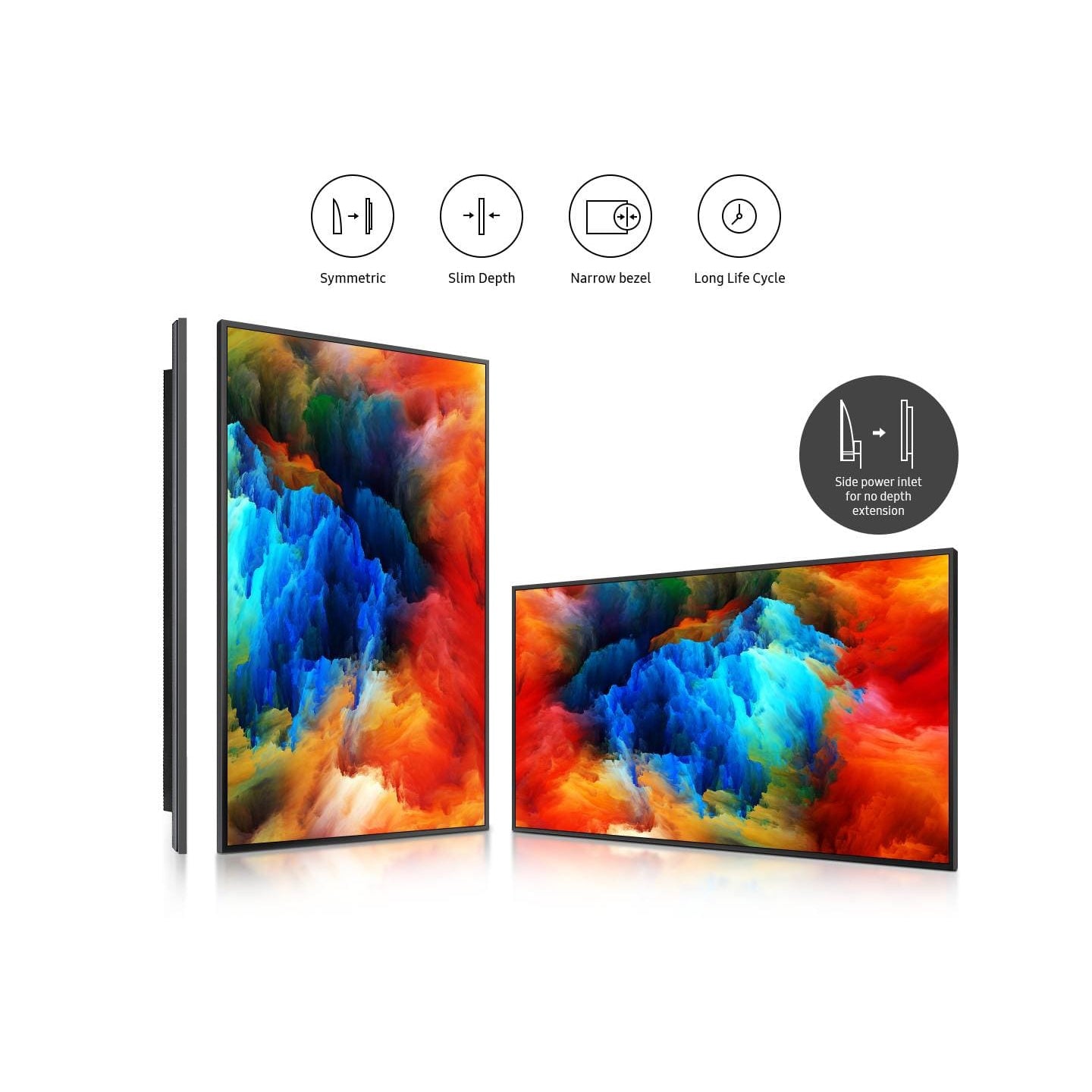 Samsung QH55R 139.7 cm (55") 4K Ultra HD Digital Signage Flat Panel - Black