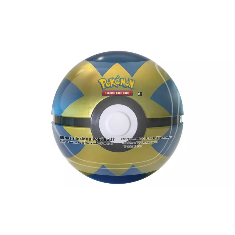 Pokemon Poke Ball Tin Series 8 2022 - Quick Ball - Blue / Gold