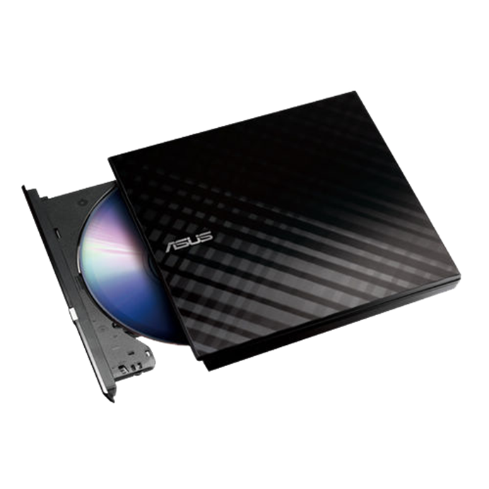 ASUS SDRW-08D2S-U LITE Portable DVD Burner with M-DISC Support - Black - Refurbished Good