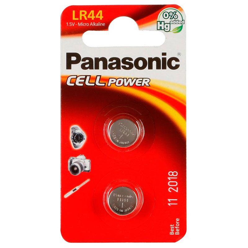 Panasonic Cell Power LR44 1.5V Alkaline Batteries - 2PK