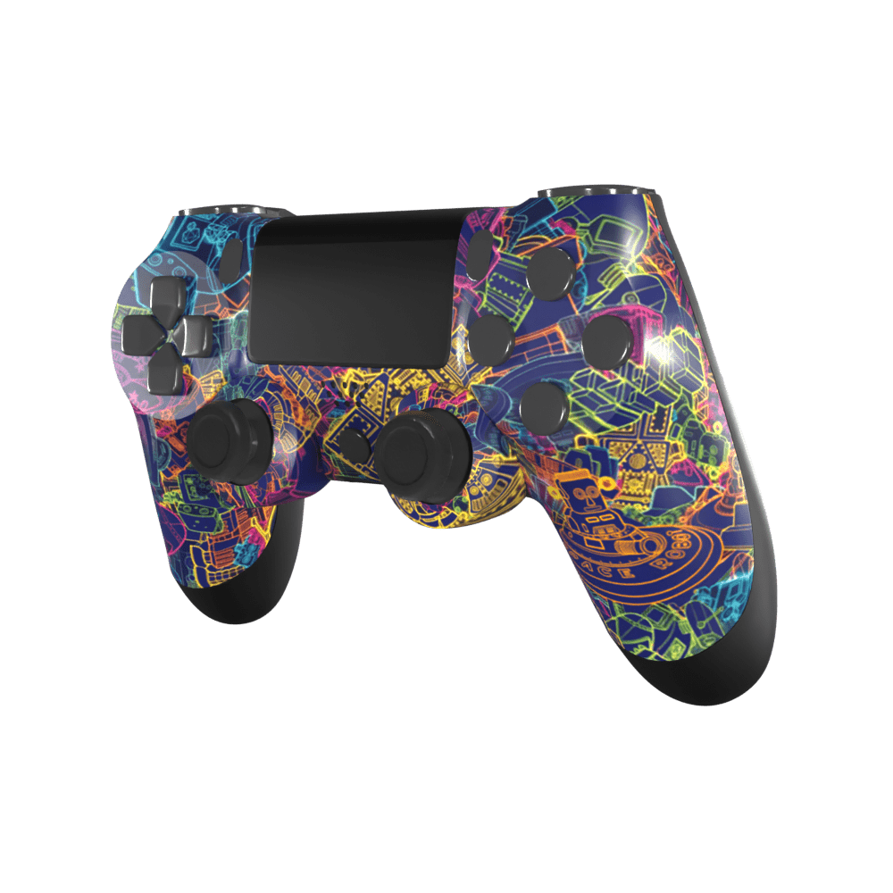 PS4 Custom Controller Neon Edition