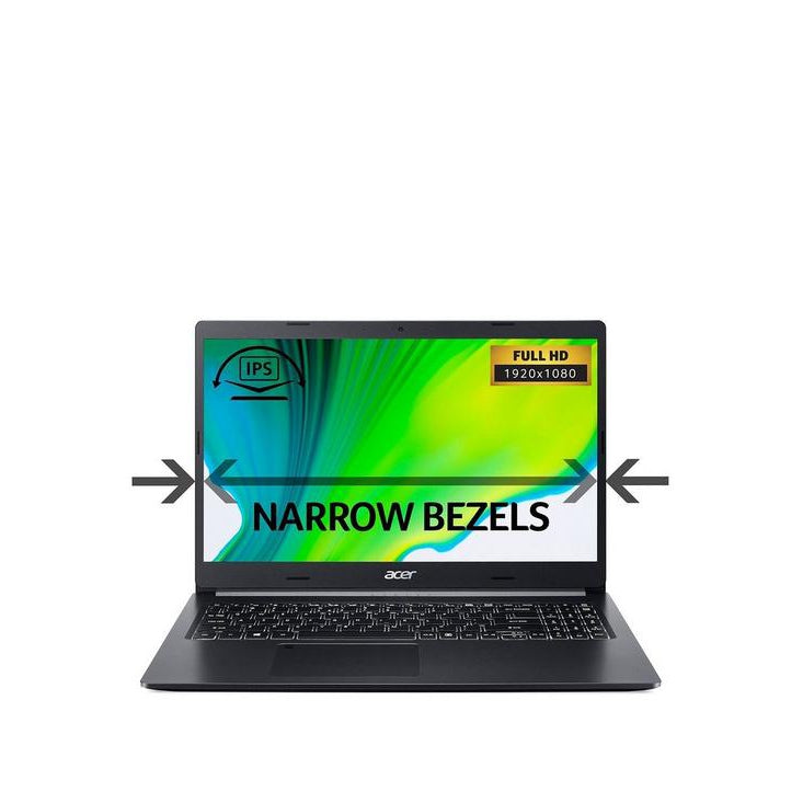 Acer Aspire 5 A515-55 Laptop - 15.6 inch Full HD Display, Intel Core i5, 8GB RAM, 256GB SSD - Charcoal Black