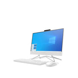 HP 22-df0001na All-in-One Desktop PC, 4GB RAM, 128GB SSD, 21.5", White - Refurbished Pristine