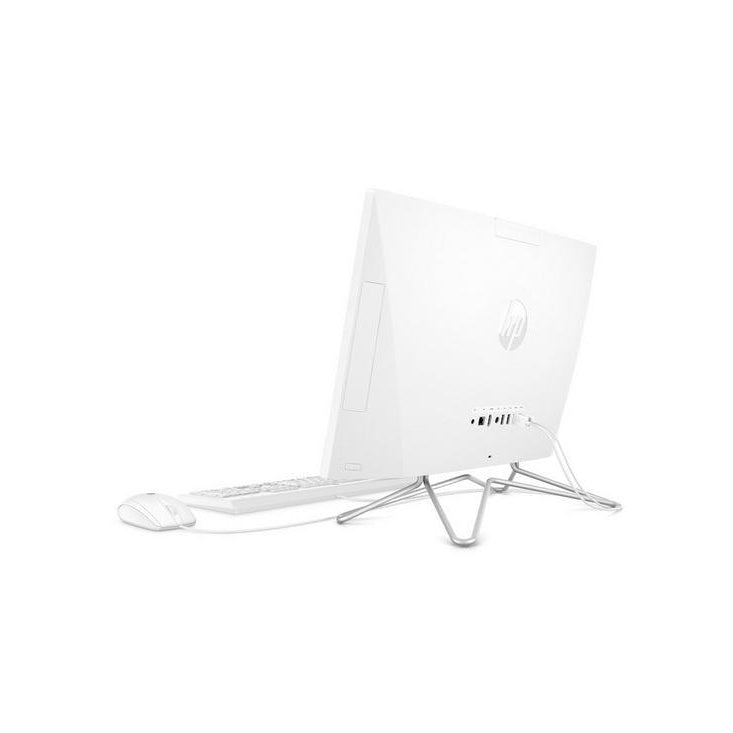 HP 22-df0001na All-in-One Desktop PC, 4GB RAM, 128GB SSD, 21.5" Full HD, White - LINE THROUGH LCD