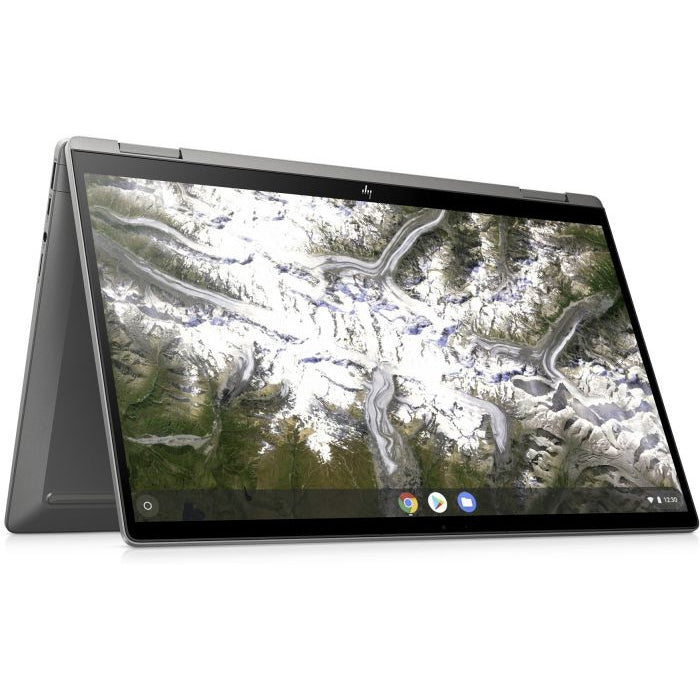 HP x360 14c-ca0004na Chromebook, Intel Core i3, 8GB RAM, 128GB SSD, 14", Silver - Refurbished Excellent
