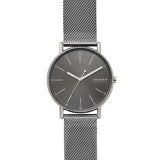 Skagen SKW6577 Men's Signatur Three-Hand Mesh Watch - Grey - Excellent