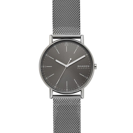 Skagen SKW6577 Men's Signatur Three-Hand Mesh Watch - Grey - Excellent