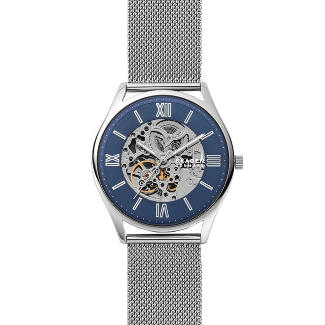 Skagen SKW6733 Men's Holst Automatic Steel Mesh Watch - Silver - Refurbished Pristine