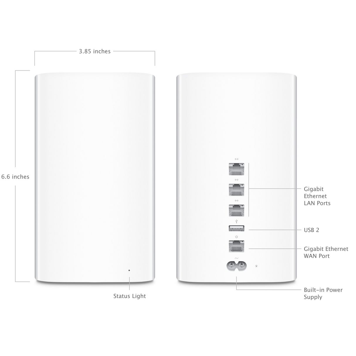 Apple Airport Time Capsule ME182 3TB - White