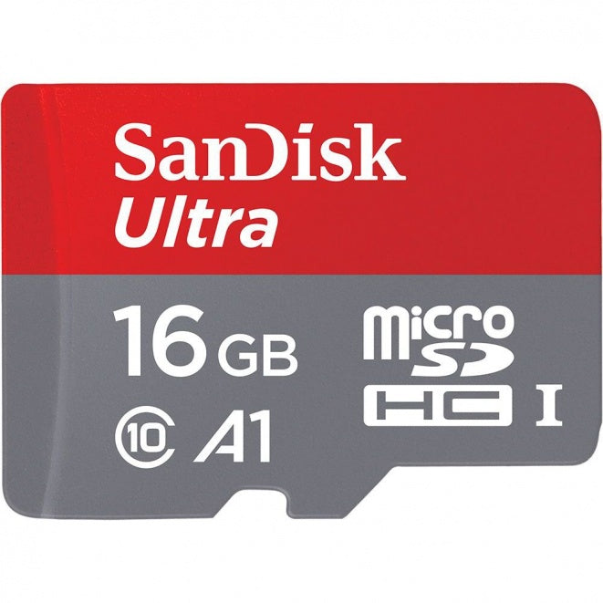 SanDisk Evo Plus 16 GB microSDXC Memory Card + SD Adapter
