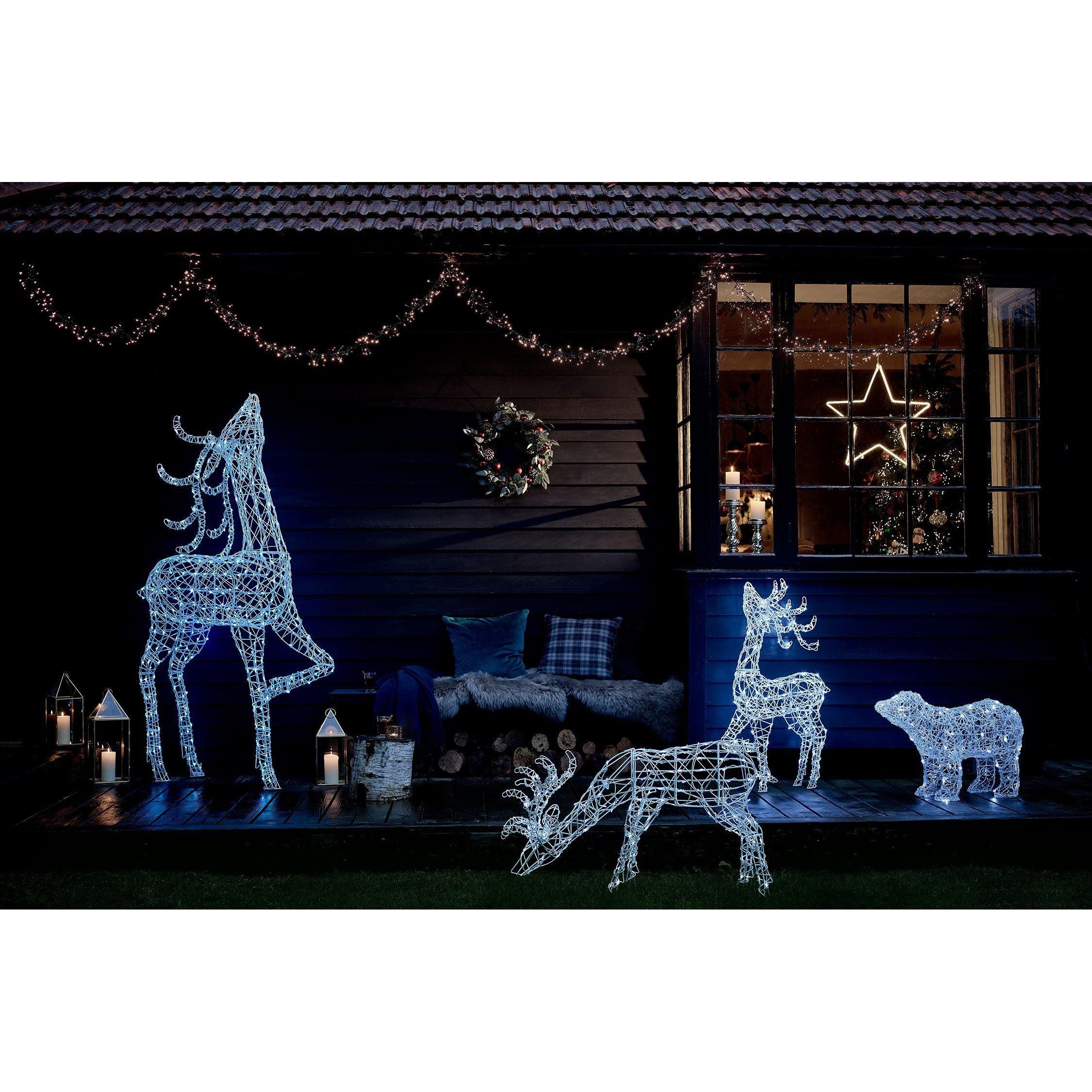 John Lewis & Partners Polar Bear 60 LED Figure