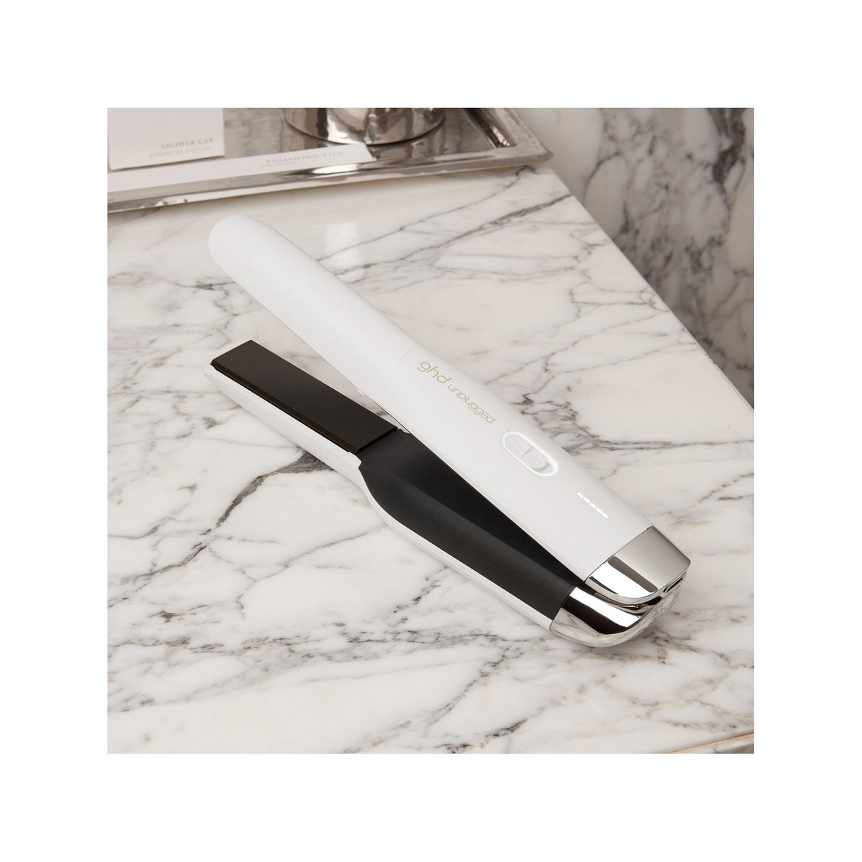 GHD Unplugged Mini Cordless Hair Straighteners - White