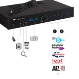 Tibo TI435DAB DAB+/DAB/FM Stereo Tuner - Black