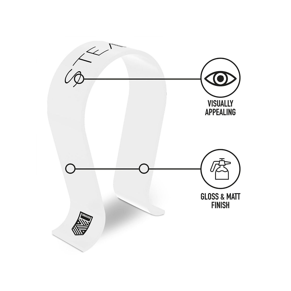 Stealth Conqueror Gaming Headset With Stand