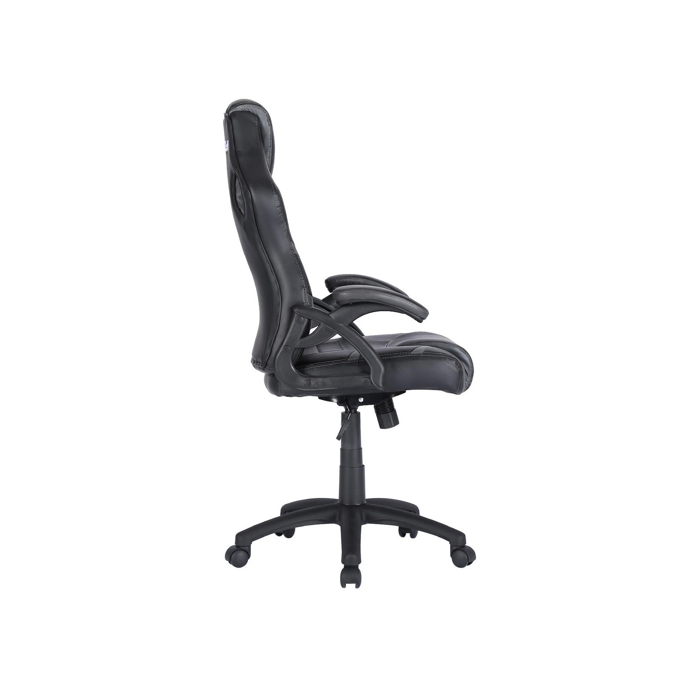 BraZen Puma PC Gaming Chair - Black / Grey