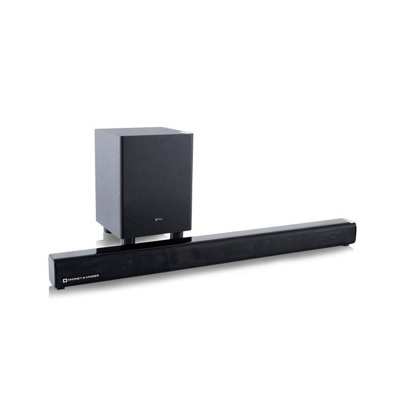 Thonet & Vander Dunn, Bluetooth Sound Bar Wireless Subwoofer, AUX, Sound Controls, High Bass, 250W HD Surround Sound, Clubs, Home Theatre, Black