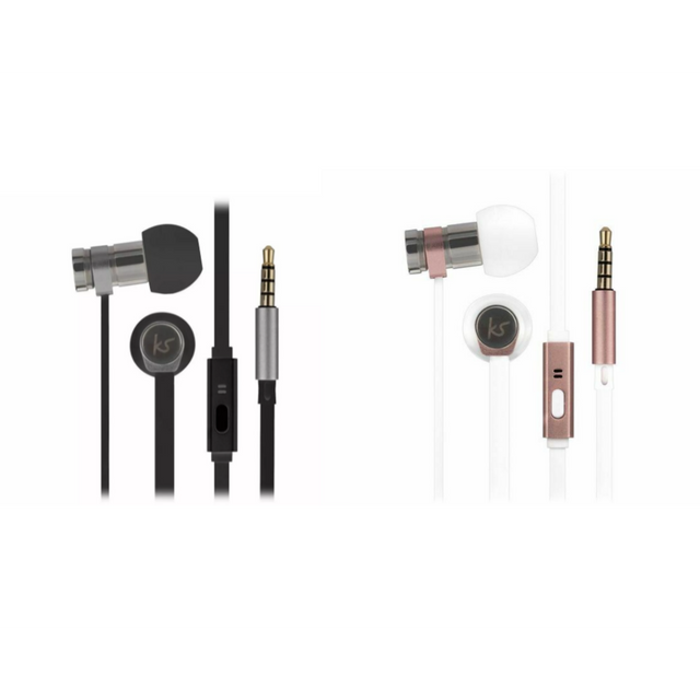 KitSound KSNOV Nova In-Ear Headphone with Microphone for Smartphones and Tablets