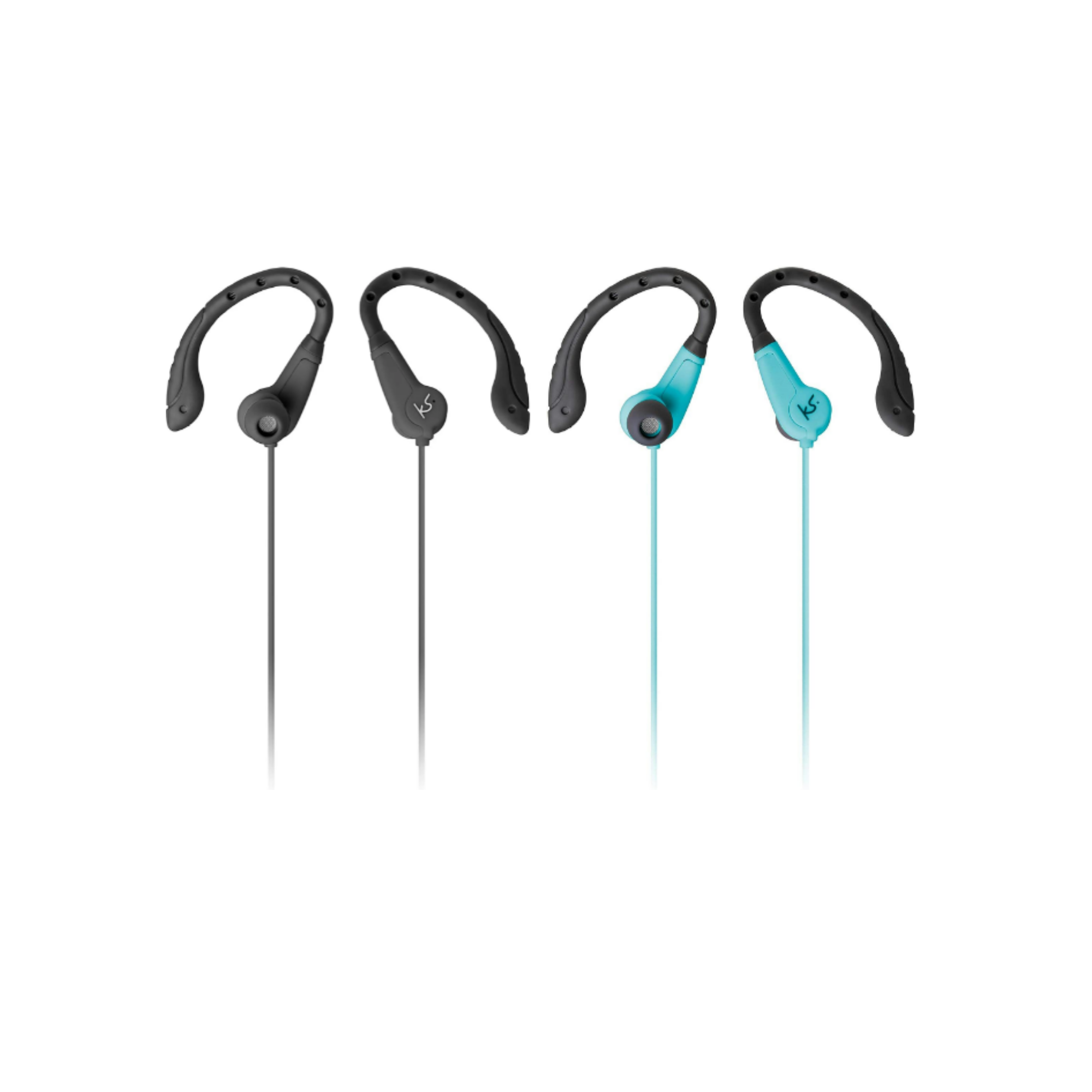 KitSound Exert Wired Sports Earphones Microphone Stock Must Go
