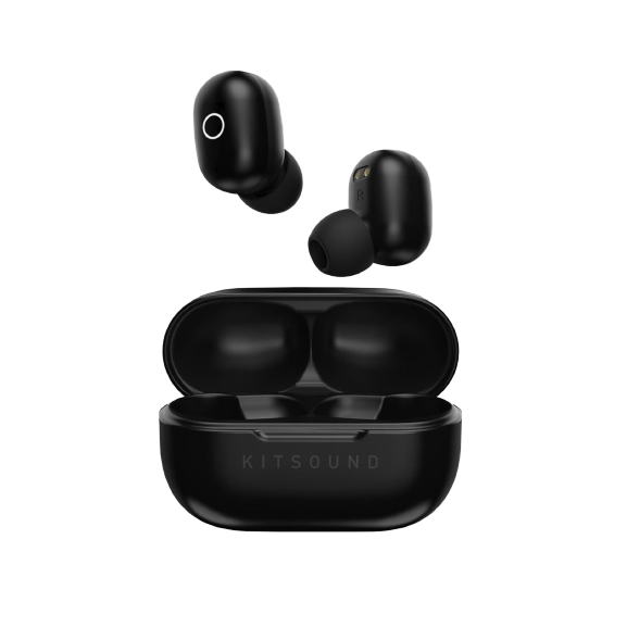 KitSound Edge 20 True Wireless Bluetooth Earbuds - Black - Refurbished Good