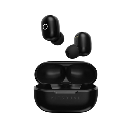 KitSound Edge 20 True Wireless Bluetooth Earbuds - Black - Refurbished Excellent