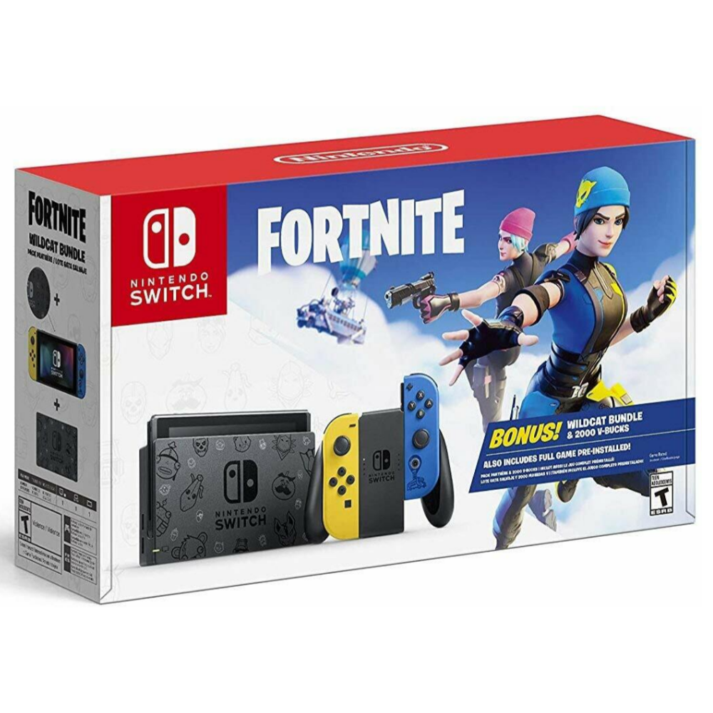 Nintendo Switch Console 32GB - Fortnite Edition - Refurbished Excellent