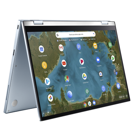 ASUS Chromebook Flip C433TA, Intel Core M3, 4GB RAM, 64GB eMMC, 14" Full HD, Silver