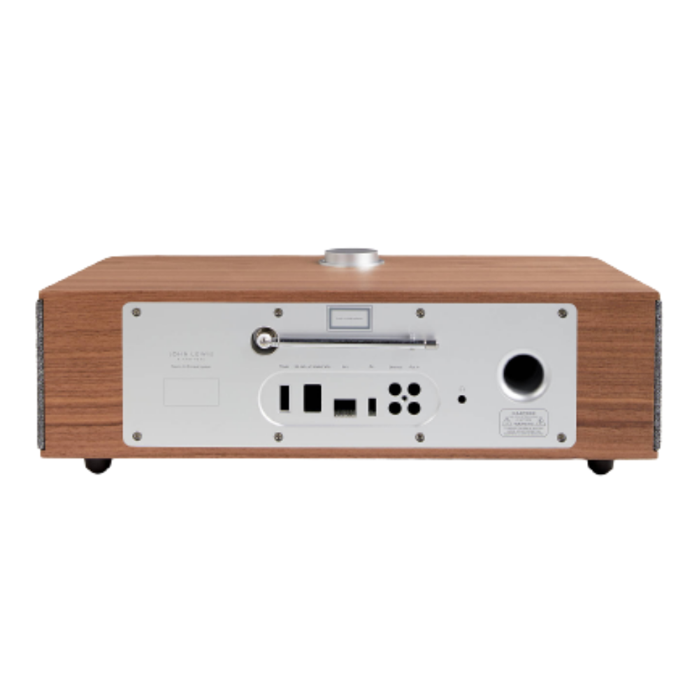 John Lewis & Partners Tenor Hi-Fi Music System - Walnut - Refurbished Good