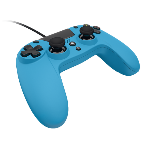 Gioteck VX-4 Wired Controller for PlayStation 4, Blue
