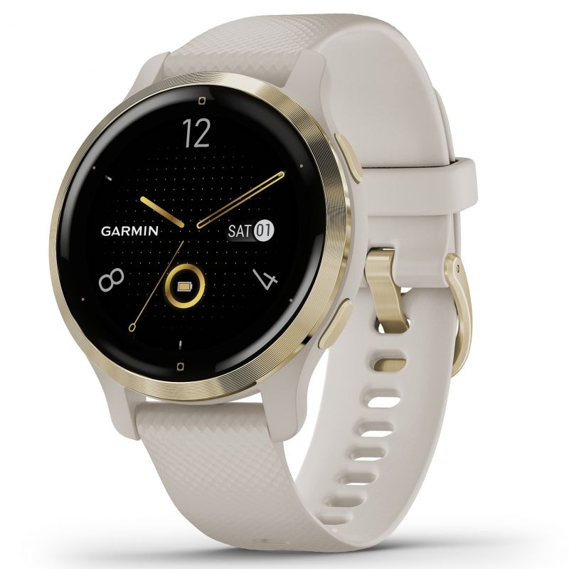 Garmin Venu 2S GPS Smart Watch - Gold / Cream - Refurbished Good