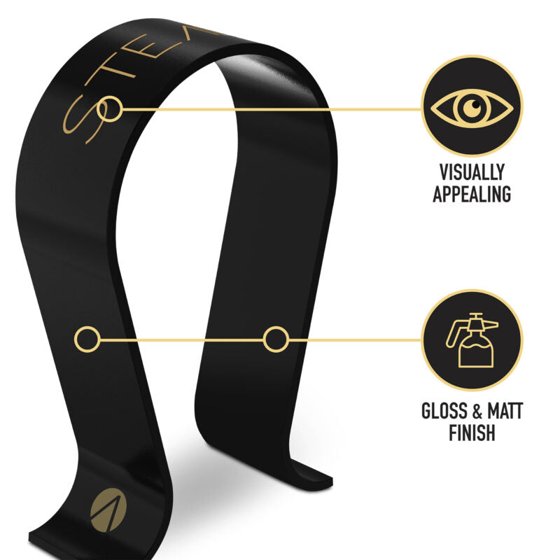 Stealth XP-Gold Gaming Headset & Stand Bundle, Black